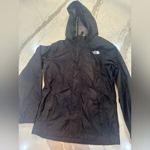 North Face Girls/Kids DryVent Black Rain Jacket - Non- smoking home